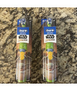 Lot of 2 Oral-B Kid&#39;s Star Wars Mandalorian Battery Electric Toothbrush,... - $10.00