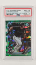 2019 Bowman Chrome Schizzi Kameron Misner Verde Sapphire Edition PSA 10 ... - $197.99