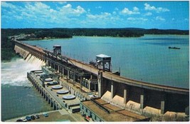 Postcard Bagnell Dam Osage River Lake Of The Ozarks Missouri - £3.08 GBP