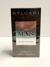 Bvlgari Man Black Cologne 3.4 oz EDT Men Spray Him 3.3 100 ml NEW SEALED... - £117.70 GBP