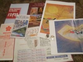 Lot Of Japanese Books Magazine Pins Hanamaki Sakura Matsuri [105k] - £28.13 GBP