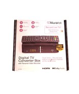 Aluratek Digital TV Converter Box RCA, HDMI, USB, COAX Audtio Connections - $380.59 MXN