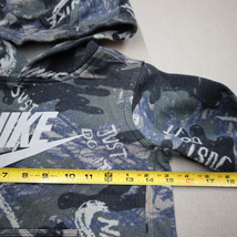 Nike Kids Boys Hoodie Pullover Small Blue Camo Graphic  - $19.80