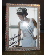 FRAMED MRS COLORADO TRACY LUDLOW AUTOGRAPHED IN DIAMOND STUDDED PHOTO FR... - $39.59