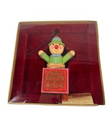 VINTAGE 1977 HALLMARK YESTERYEARS, TREE-TRIMMER COLLECTION XMAS JACK IN ... - $16.17 CAD
