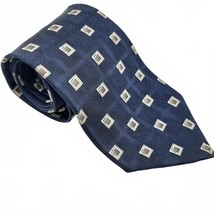 Alexander Lloyd Blue Geometric Silk EXLong 67&quot; tie - €14,46 EUR