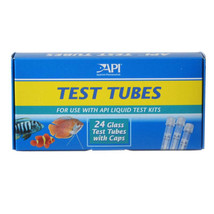 24-Pack Replacement Glass Test Tubes with Caps for API Liquid Test Kits - £21.99 GBP