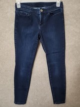 J Jill Denim 5 Pocket Leggings Womens 6 Petite Blue Dark Wash Skinny Stretch - £23.25 GBP