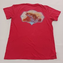 Columbia PFG Men's Red Regular fit Short Sleeve Graphic T-Shirt Size Medium image 13