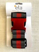 essential travel accessories Cinch Luggage Strap 2&quot; X 72&quot; Red &amp; Gray - $14.95
