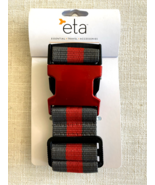 essential travel accessories Cinch Luggage Strap 2&quot; X 72&quot; Red &amp; Gray - $276.34 MXN