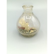 Vintage Small Ship in a Bottle, Nautical Decor, WT, Upright Ketch Sailboat - $38.70