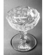 Fostoria Chintz Compote Open Footed Jelly Baroque Shape Etched Flowers F... - $15.04 CAD