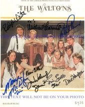 The Waltons Cast Signed Autograph 8x10 Rp Photo By 10 Ralph Waite Corby &amp; Thomas - £15.71 GBP