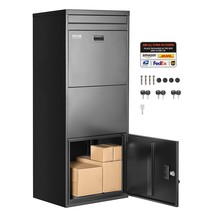Reliable Lockable Package Delivery Box - 47.2 in Anti-Theft Secure Storage - €440,61 EUR