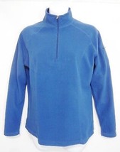 L.L. Bean XS Royal Blue Fleece 1/2 Zip Pullover Sweater Long-Sleeve - £20.43 GBP