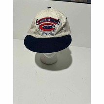 Vintage 1993 White/Navy Cleveland Indians MLB-Baseball Final Game Snapba... - $29.69