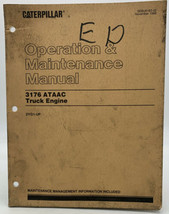 Cat Operation Maintenance Manual Caterpillar 3176 ATAAC 2YG Owners Book 193048CQ - £13.52 GBP