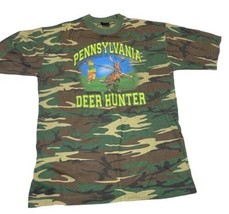 Pennsylvania Deer Hunter Camo Short Sleeve T Shirt Novelty Men’s Size XXL - $8.81