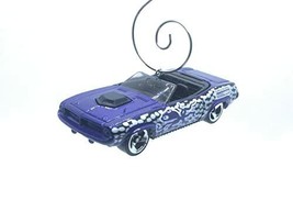 Christmas Ornament for Plymouth Barracuda Convertible Purple - $35.24