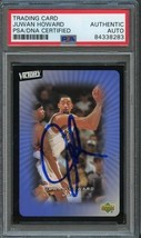 2003-04 Upper Deck Victory #21 Juwan Howard Signed Card AUTO PSA/DNA Slabbed - £35.96 GBP