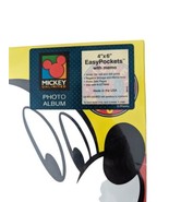 Disney Mickey Mouse Multi-color Photo Album Holds 156 Photos USA Made - £13.79 GBP
