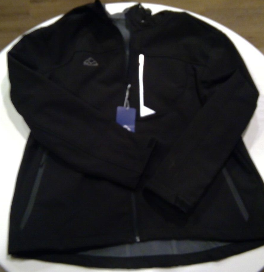 Primary image for Womens Coat Hooded Jacket Ladies Winter Warm Outwear Fleece line Large Black