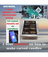 Carved Candles Wax Melter Electronic Machine Plus 2 Ours Seminar 6 bucke... - $12,373.71 MXN