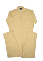 Vintage Lee Coveralls Mens 42 Yellow Short Sleeve Sanforized Jumpsuit Union Work - £69.47 GBP