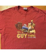 Disney Goofy T Shirt XL “it’s A Guy Thing” - £11.57 GBP