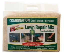 EZ-Straw MLEZTURFT11 Lawn Repair Tall Fescue Grass Seed Mix 11 lb. - £31.17 GBP