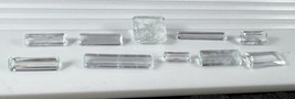 30 carat small included and eye clean loose Aquamarine Gemstones 10 PCs lot - £47.47 GBP