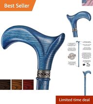 Walking Cane - Handmade, Ergonomic, Wooden - Canes for Men, Cane for Wom... - $171.84