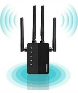2022 WiFi Range Extender Signal Booster up to 8000sq.ft and 45 Devices - $68.08 CAD