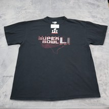 NFL Shirt Mens XL Black Houston Super Bowl Team Apparel Basic Casual Tee - £11.00 GBP