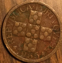 1955 Portugal 10 Centavos Coin - £0.97 GBP