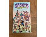 Hilarious Sports Bloopers VHS - $20.52 CAD