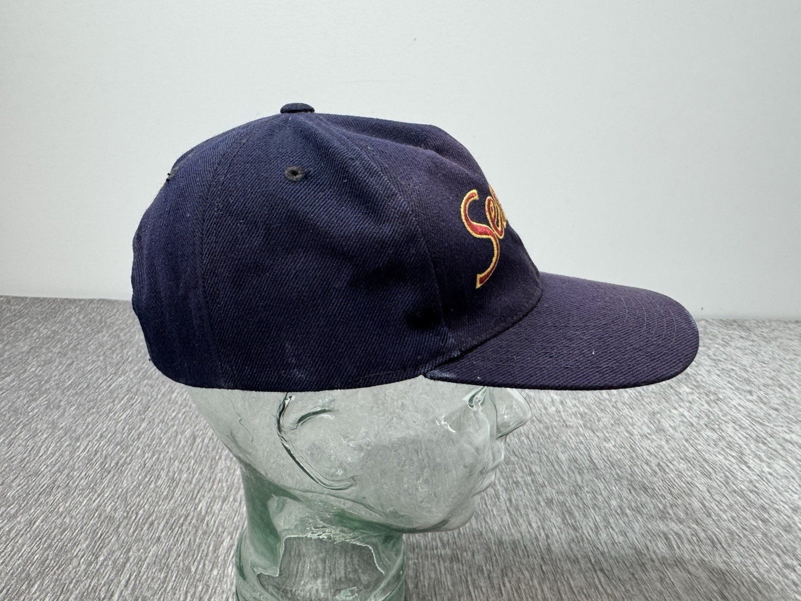 Vintage Florida State Seminoles Hat Cap Snap Back Sport Specialties Script Blue Item image 5