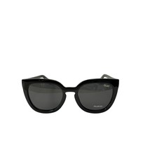 Quay Australia Noosa Sunglasses Black Smoke Polarized Cat Eye - $74.25