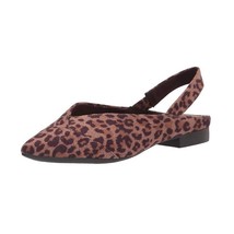 Bella Vita Women 9.5 N Leopard Super Faux Suede Pointed Toe Slip On Flat... - $57.67 CAD