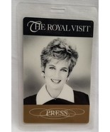 PRINCESS DIANA - VINTAGE ORIGINAL U.S. PRESS LAMINATE FOR ROYAL TRIP TO ... - $48.55 CAD