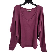 Free People Santa Clara Thermal Shirt Mulberry Size Small New - £34.34 GBP