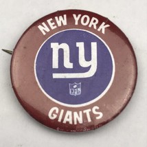 NY Giants NFL Football New York Small Vintage Pin Button Pinback - $9.89