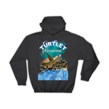 Turtle Mandala Ocean Nature : Gift Hoodie Wild Animals Wildlife Fauna Safari Spe - £28.18 GBP