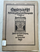 Masters in Art Monograph Bastien-Lapage December 1908 - $7.69