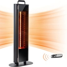 East Oak 1500W Patio Heater, Ip65 Waterproof Outdoor Heater, Over Protection - $109.99