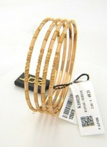 Fabulous traditional design 22 kt gold bangle bracelet set chudiya 4pc. Handmade - £4,736.30 GBP