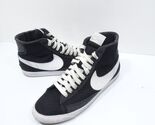Nike Blazer Mid Women Size 9 Mesh Black White Sneakers 579956-002 - $31.49