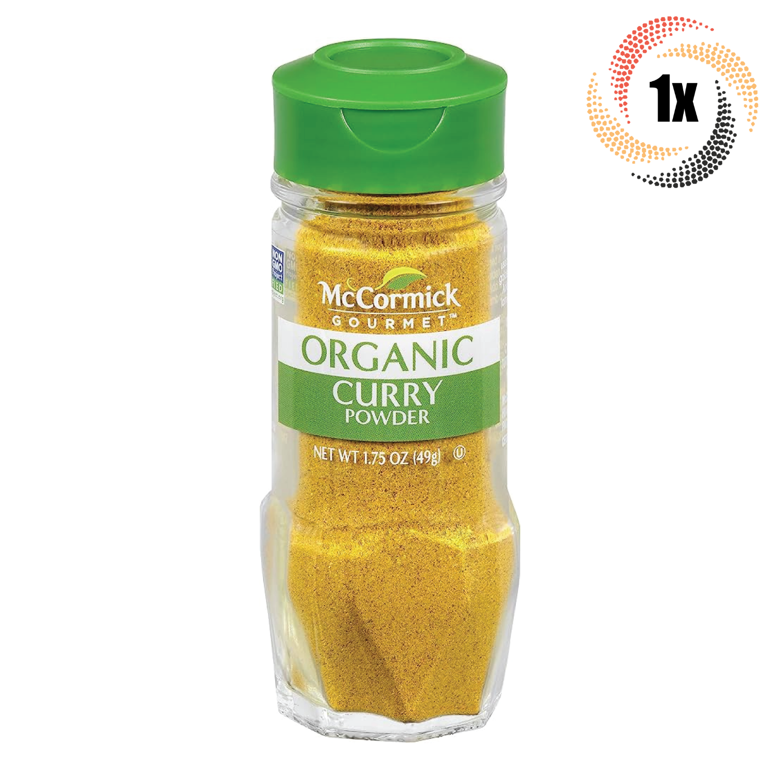 1x Shaker McCormick Gourmet Organic Curry Powder Seasoning | Non GMO | 1... - $13.09