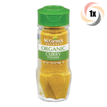 1x Shaker McCormick Gourmet Organic Curry Powder Seasoning | Non GMO | 1.75oz - £10.08 GBP